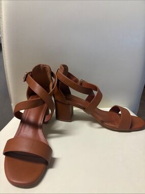 Nine West Leather Strappy Sandals